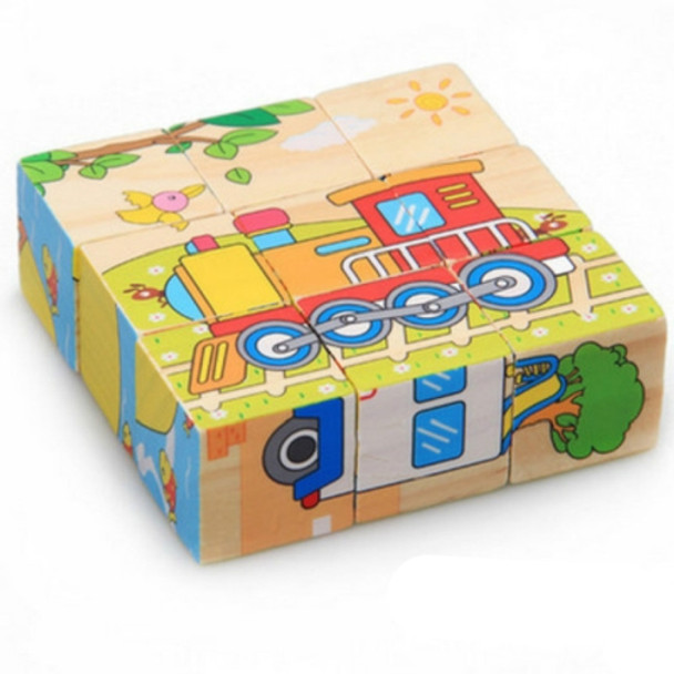 Children Intellectual Early Education Building Blocks Toy 3D Puzzle Block(606 Transportation)