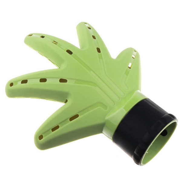 Palm-shaped Hair Dryer Special Cover Shape Drying Shaping Tool(Green)