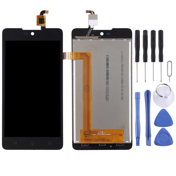 LCD Screen and Digitizer Full Assembly for Wiko Rainbow Lite(Black)