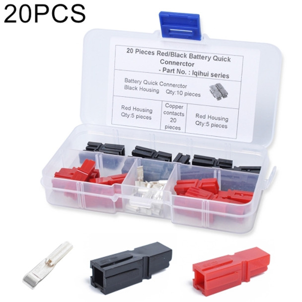 Anderson 20 PCS 15Amp Car Battery Quik Connector Powerpole Electrical Connector Plug for Golf Trolley / Trailer / RV