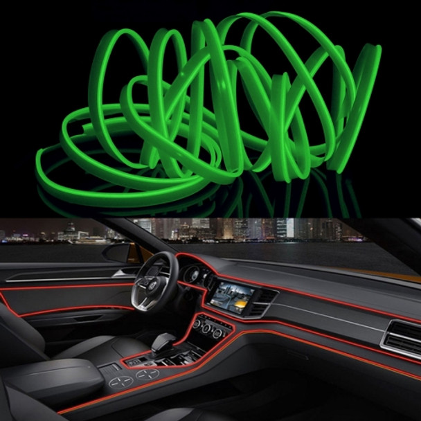 4m Cold Light Flexible LED Strip Light For Car Decoration(Green Light)