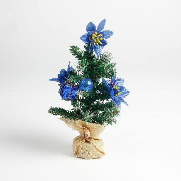 2 PCS Christmas Delicate Mini Christmas Tree(Blue)