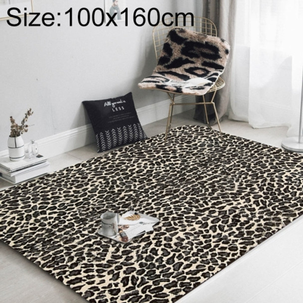Fashion Leopard Print Carpet Living Room Mat, Size:100x160cm(R9)