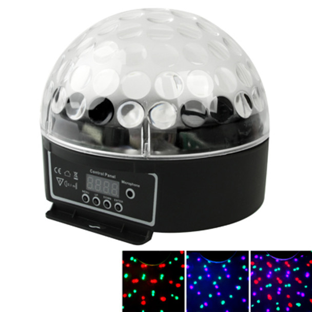 20W  DMX512 Magic Ball Stage Light, RGB LED Light, with Sound Control Function(Black)