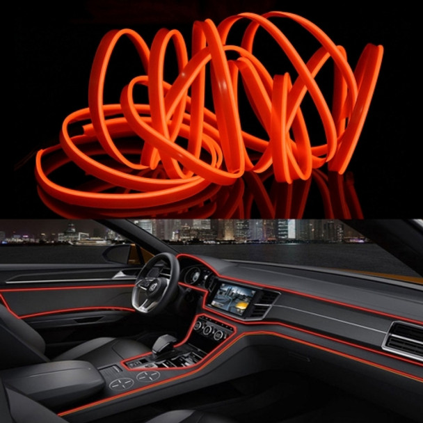 3m Cold Light Flexible LED Strip Light For Car Decoration(Orange Light)