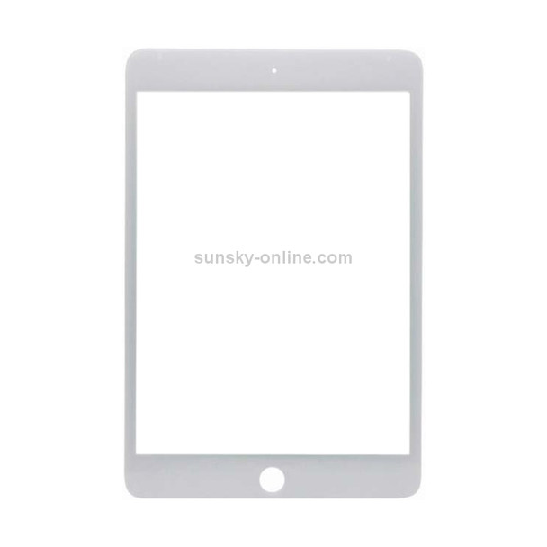 Front Screen Outer Glass Lens for iPad Mini 5 A2124 A2126 A2133 (White)