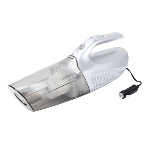 ZY-6601-B 12V 80W Car  Vacuum Cleaner Portable Handheld Vacuum Air Compressor with LED Light and Brush, Cable Length: 4.5m