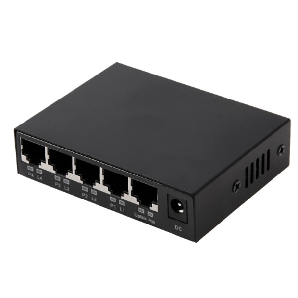 5 Ports 10/100Mbps POE Switch IEEE802.3af Power Over Ethernet Network Switch for IP Camera VoIP Phone AP Devices