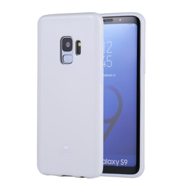 GOOSPERY PEARL JELLY Series for Galaxy S9 TPU Full Coverage Protective Back Cover Case(White)
