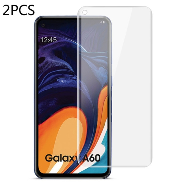 2 PCS IMAK 0.15mm Curved Full Screen Protector Hydrogel Film Front Protector for Galaxy A60