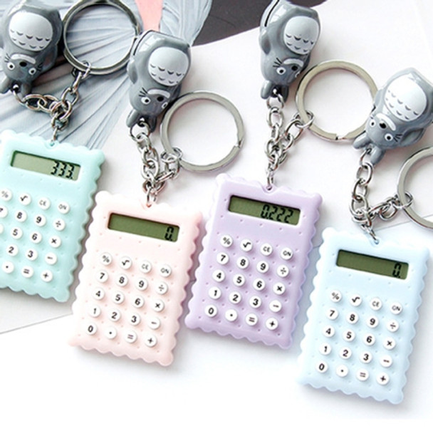 7522 Portable Lovely Cartoon Mini Ultrathin Button Battery Calculator, Size: 5.3*3.8cm