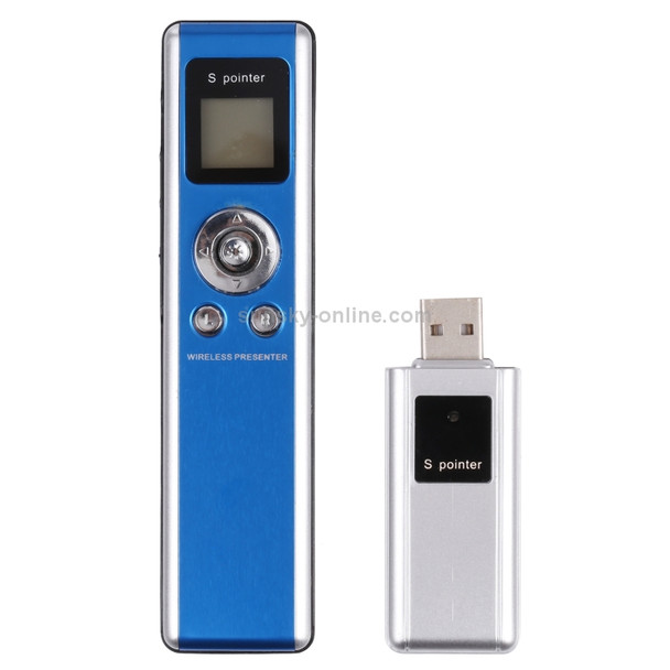 2.4GHz Wireless Transmission Multimedia Presenter with Laser Pointer & USB Receiver for Projector / PC / Laptop, Control Distance: 30m (SP-900)