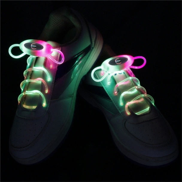 YWXLight 1 Pair 2W 80cm Glow Shoelaces LED Sport Shoe Laces Glow Stick Flashing Neon Luminous (RGB)