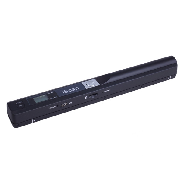 iScan01  Mobile Document Portable HandHeld Scanner with LED Display, A4  Contact  Image  Sensor, Support 900DPI  / 600DPI  / 300DPI  / PDF / JPG / TF(Black)