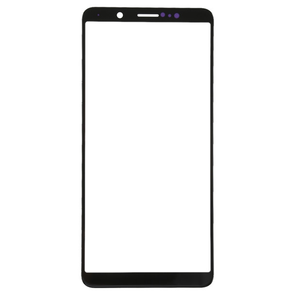 Front Screen Outer Glass Lens for Vivo Y75 / V7(Black)