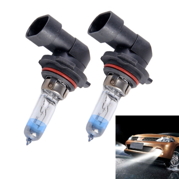 2 PCS 9006 Halogen Head Lamp 12V 55W 1700 LM 4300K  Warm White Light