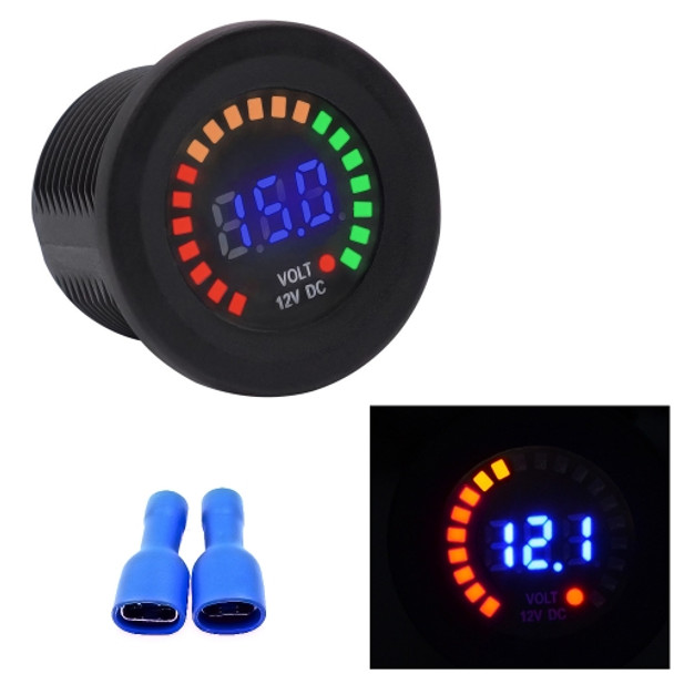 Universal Car 12V Color Screen Voltmeter