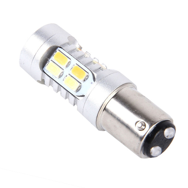 2 PCS 1157 10W 1000 LM 6000K White + Yellow Light Turn Signal Light with 20 SMD-5730-LED Lamps And Len. DC 12-24V