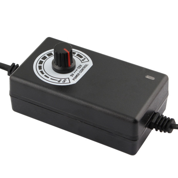 12V Adjustable Power Supply Adapter AC DC 3V - 12V 2A 24W Universal Charger Voltage Regulator Driver US Plug