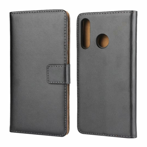 Horizontal Flip Leather Case for Huawei P30 Lite / Nova 4e, with Magnetic Buckle & Holder & Card Slots & Wallet(Black)