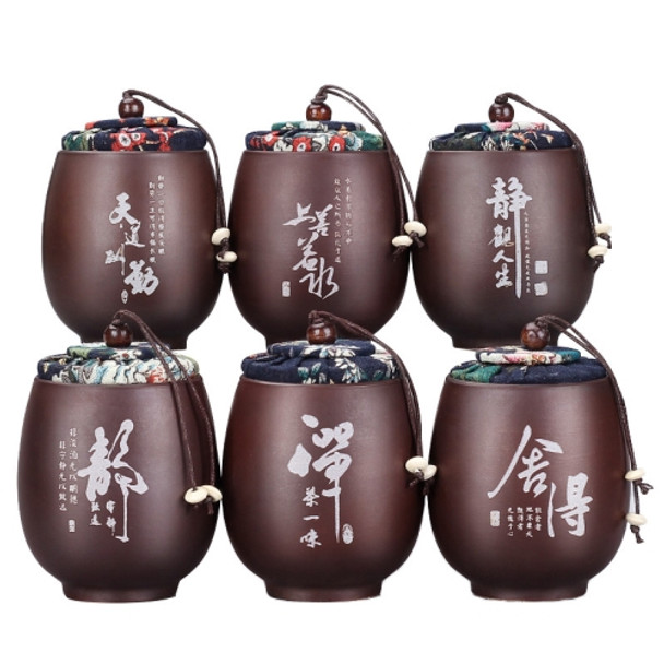 6 PCS Ceramic Tea Cans Mini Storage Tanks