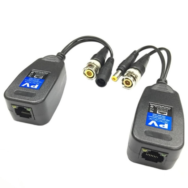 2 PCS Anpwoo 205PV  2 in 1 Power + Video Balun HD-CVI/AHD/CVI Passive Twisted Transceiver