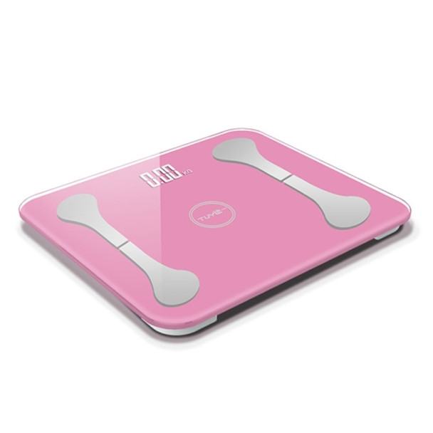 TUY Multifunctional Bluetooth Smart USB Mini Electronic Scale Weight Scale, Style:USB Charging Version(Pink)
