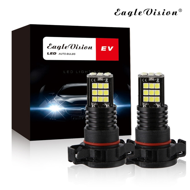 2 PCS EV11 H16 / 5202 DC9V-30V 5W 6000K 400LM Car LED Fog Light 24LEDs SMD-3030 Lamps