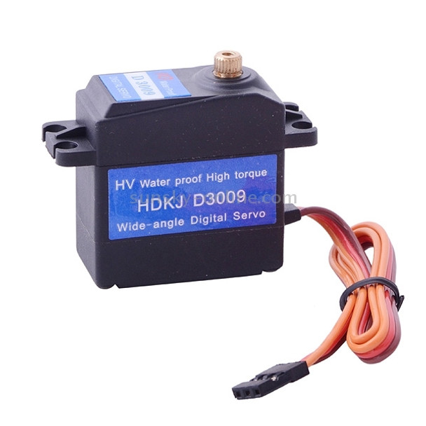 HDKJ D3009 Digital Metal Gear Torque Wide-angle Waterproof Wingless Robot Servo Set