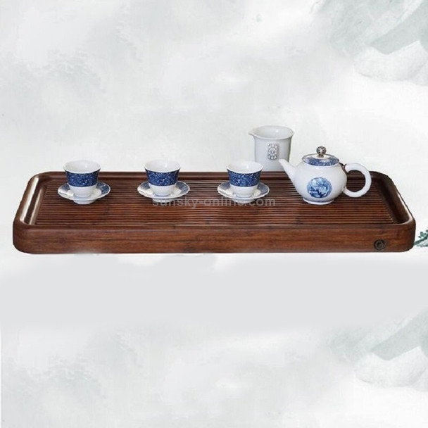 Kung Fu Tea Set Bamboo Tea Tray, Size:61x25x4cm