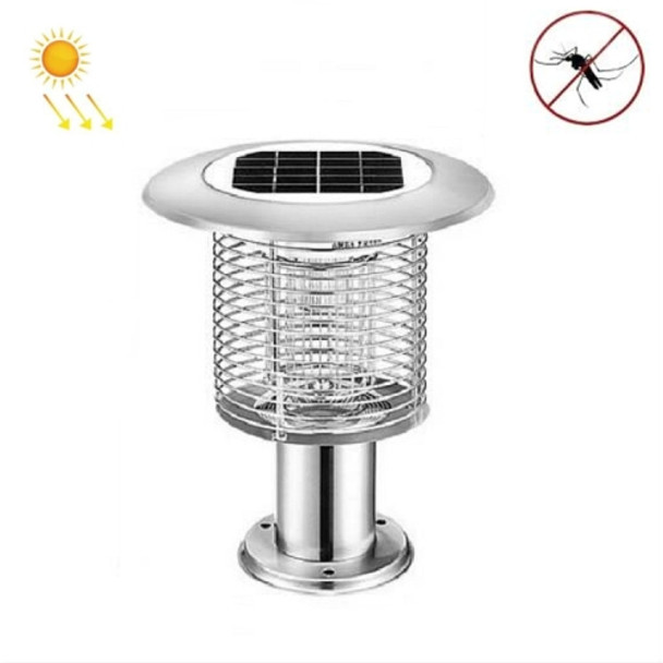 Outdoor Solar Waterproof Mosquito Lamp Mosquito Repellent, Color:TM03Z Silver
