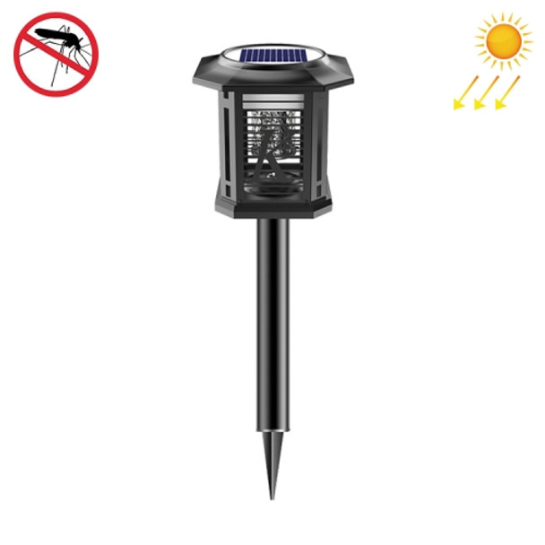 Outdoor Solar Waterproof Mosquito Lamp Mosquito Repellent, Color:TM02Y Black