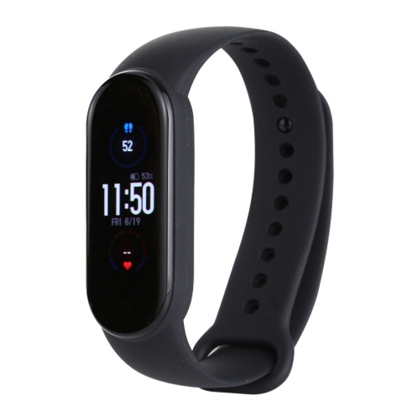 Original Xiaomi Mi Band 5, Support Smart Home Control / AI Voice Assistant / Heart Rate & Sleep & Steps & Swimming Sport Monitoring / APP Push Reminder Alarm(Black)