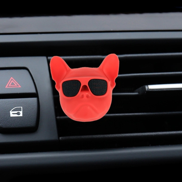 Dog Head Shape Universal Car Air Outlet Aromatherapy(Red)