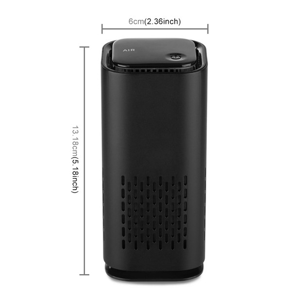 USB Household Negative Ion Sterilization Air Purifier (Black)