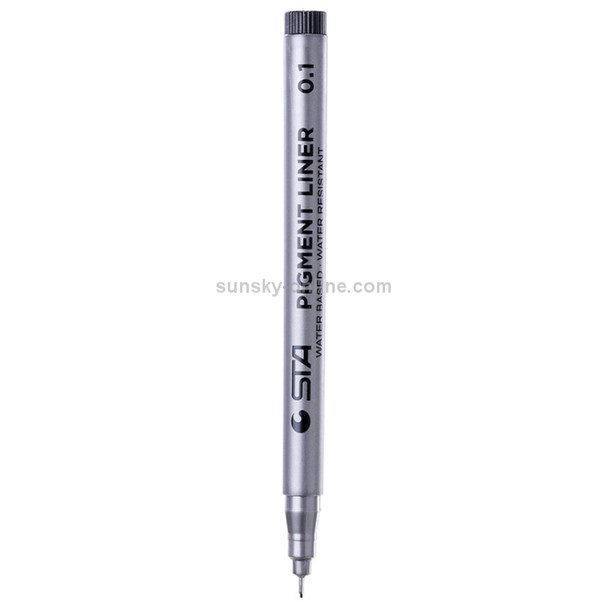 5 PCS Micron Ink Marker Pen Black Fineliner Sketching Pens 0.1mm