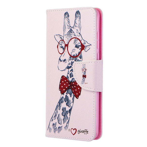 For Huawei P40 Colored Drawing Pattern Horizontal Flip Leather Case with Holder & Card Slots & Wallet(Deer)