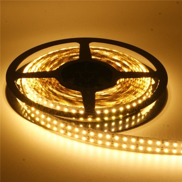 YWXLight 5M 3528SMD 1200LEDs Double Row Bare Board LED Flexible Light Strip, DC 12V (Warm White)