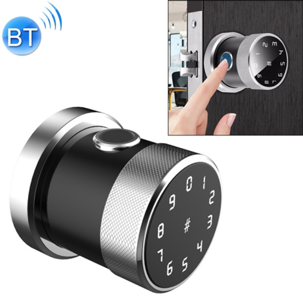 Door Lock Bluetooth Password Lock Intelligent Fingerprint Padlock Electronic Lock, Fingerprint Edition (Silver)