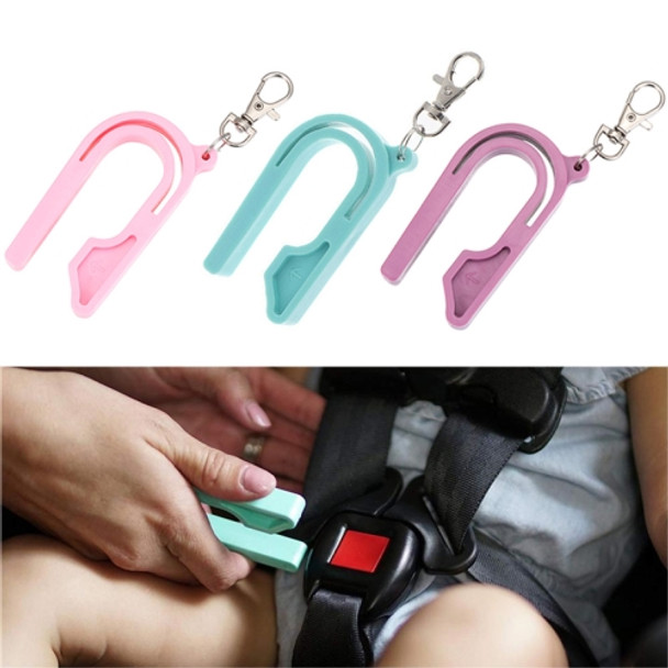 3 PCS Random Color The Car Seat Key Keychain Unlocker