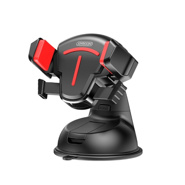 JOYROOM JR-OK2 T-type Car Silicone Suction Cup Phone Holder (Black Red)