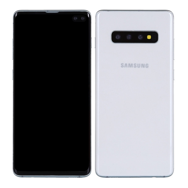 Black Screen Non-Working Fake Dummy Display Model for Galaxy S10+ (White)