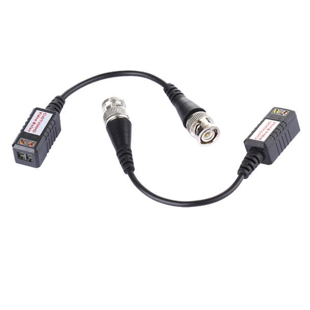 2 PCS 202P-HD Enhanced Version Coaxial CVI/TVI/AHD 1CH Passive Transceiver Video Balun