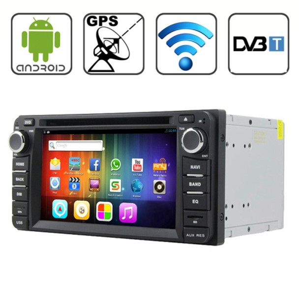 Rungrace 6.2 inch Android 4.2 Multi-Touch Capacitive Screen In-Dash Car DVD Player for TOYOTA with WiFi / GPS / RDS / IPOD / Bluetooth / DVB-T