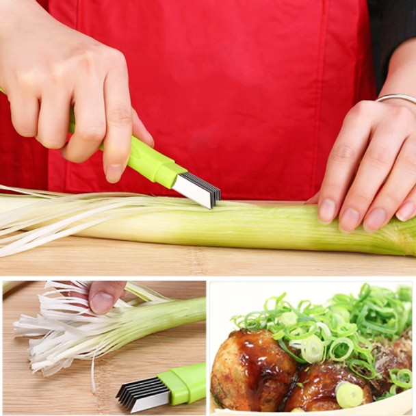 Kitchen Tool Manual Stainless Steel Filate Circle Shape Green Onion Slicer