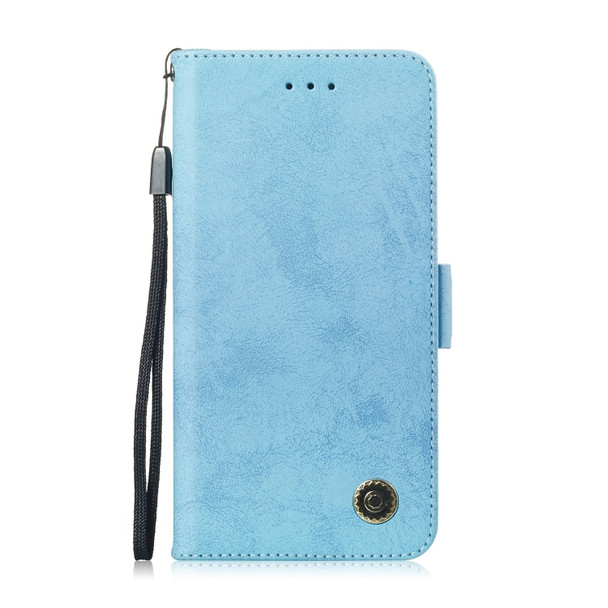 Multifunctional Horizontal Flip Retro Leather Case with Card Slot & Holder for Huawei Mate 20 X(Sky Blue)