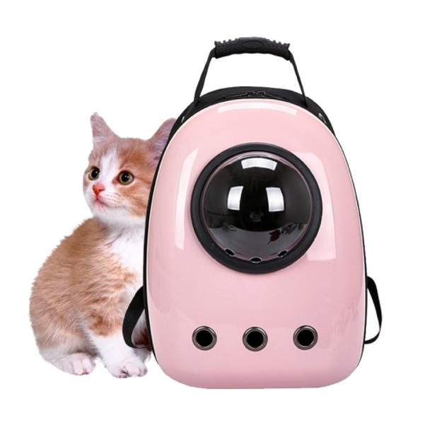 12-hole Breathable Transparent Go Out Portable Space Capsule Pet Carrier Backpack( Light Powder)