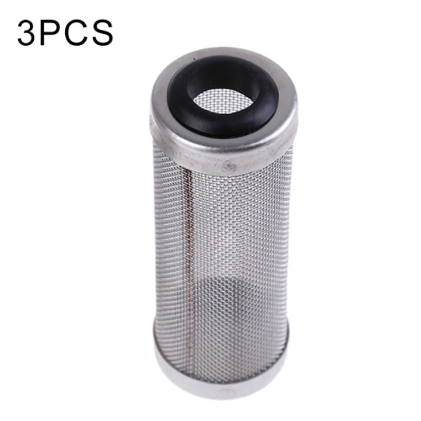 3 PCS Stainless Steel Water Inlet Protective Cover Fish Tank Aquarium Filter Water Inlet Suction Filter Cover, Specification: Black 12mm