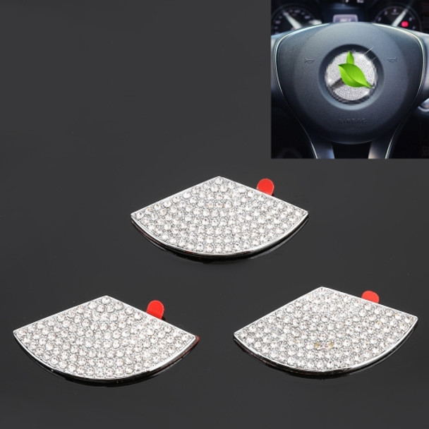 Universal Car Steering Wheel Diamond Decorative Stickers for Benz, Suitable for Post-2015 Models