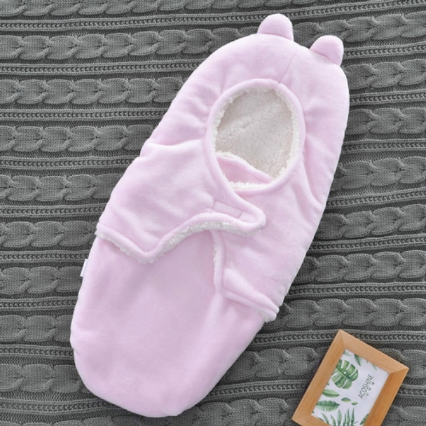 Thicken Bag Towel Newborn Quilt Baby Blanket(Pink)